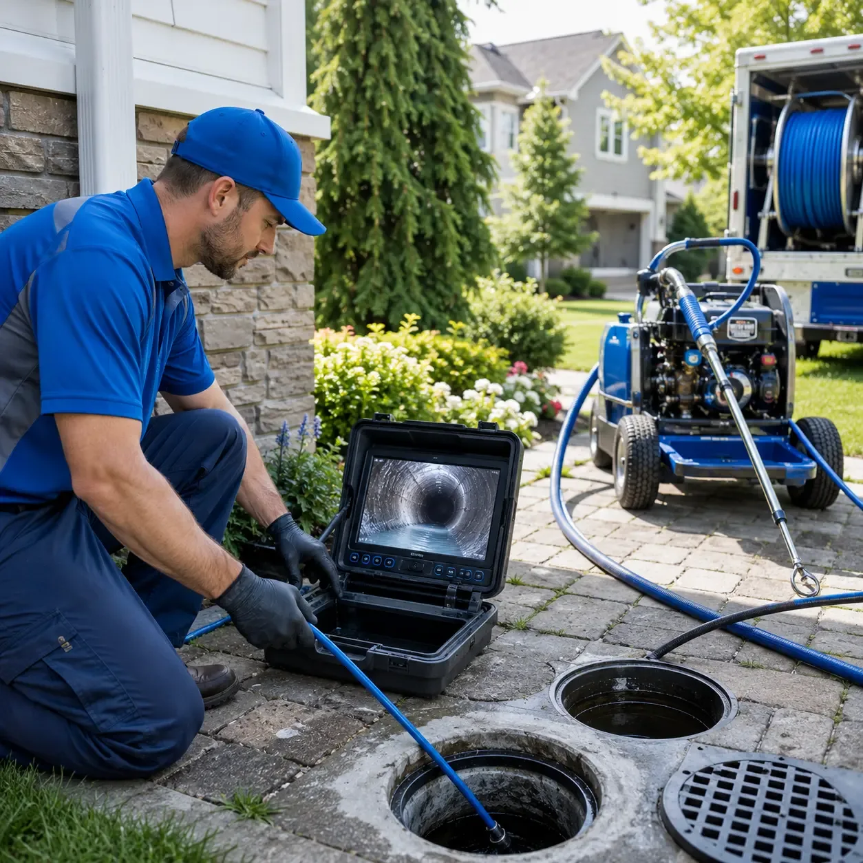 Outdoor drain cleaning professionals serving Roopville, GA